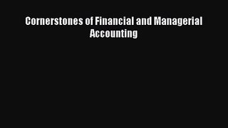 Read Cornerstones of Financial and Managerial Accounting PDF Online