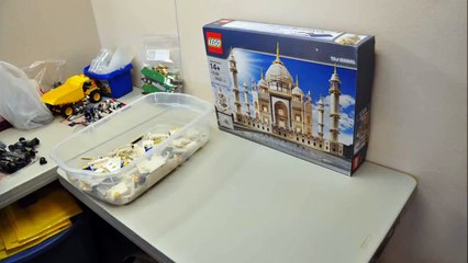 Lego 10189 Taj Mahal built in 59 seconds