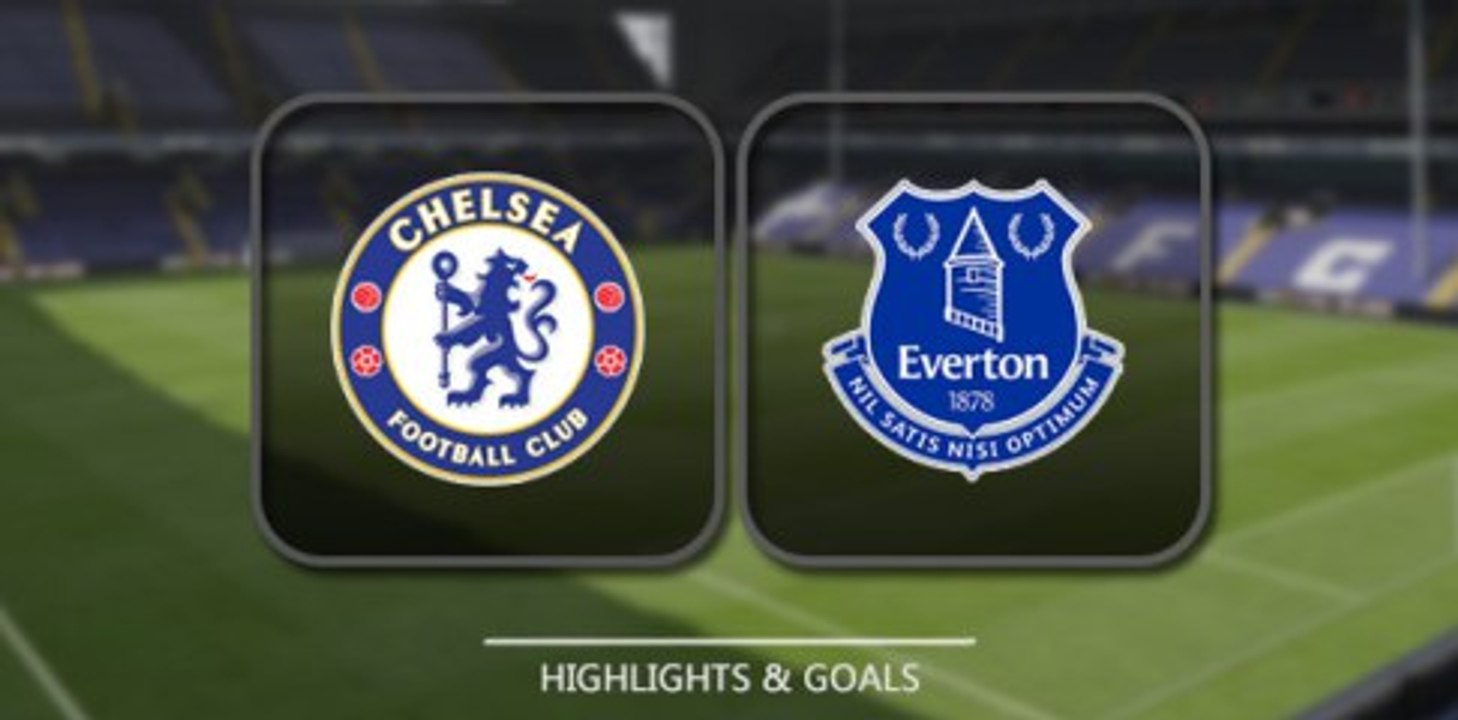 Chelsea 3-3 Everton - Full Highlights & All Goals 16.01.2016 HD