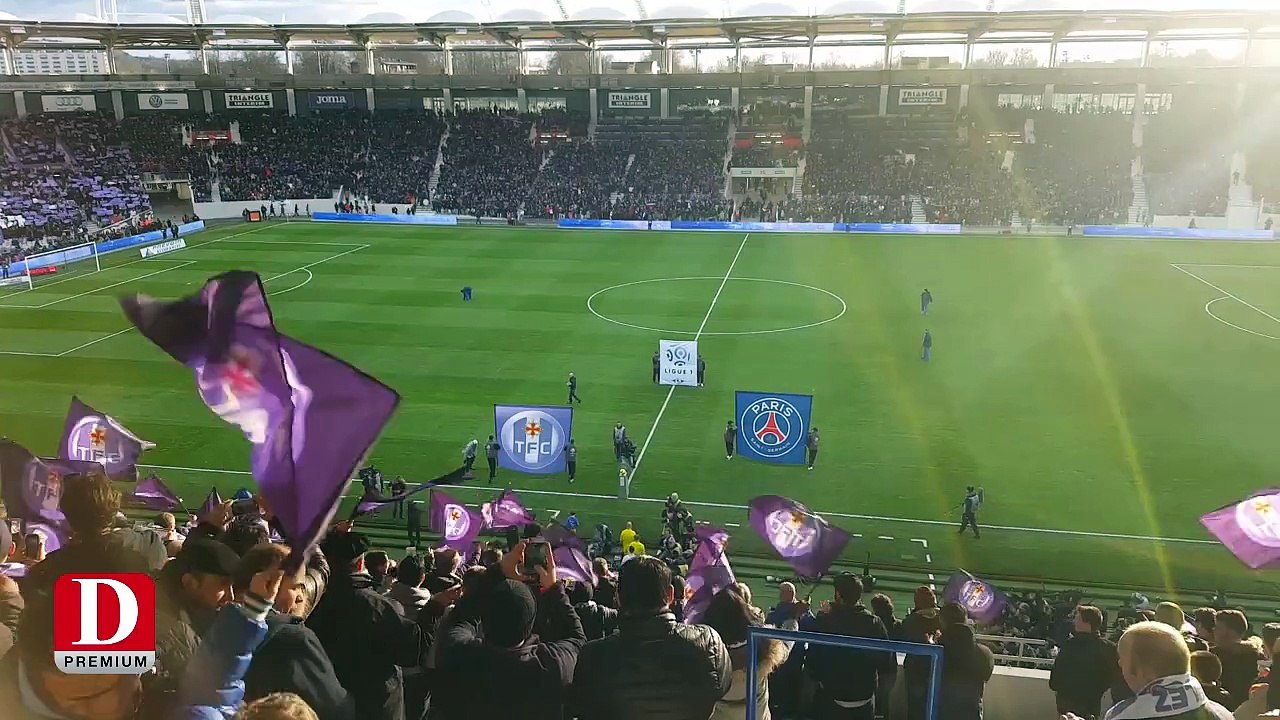 Le PSG accueilli par des Toulousains surmotivés chantant l'hymne occitan