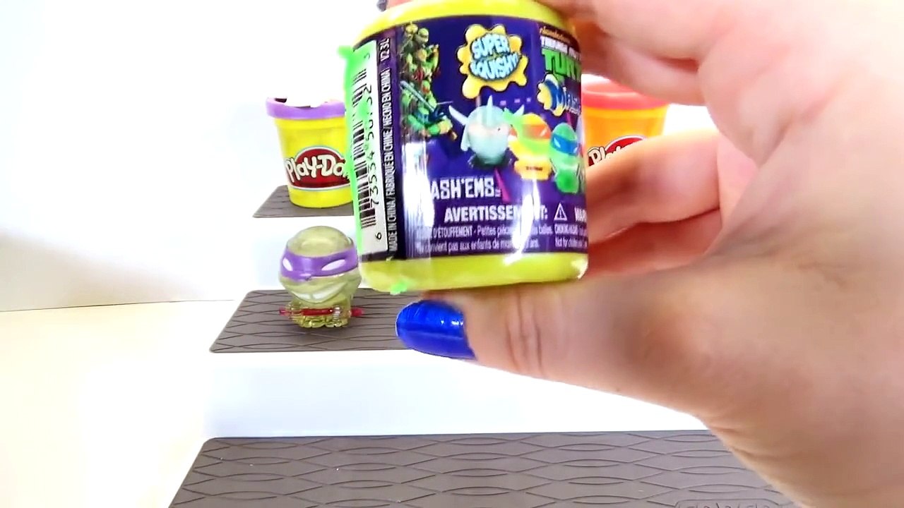 Teenage Mutant Ninja Turtles Mashems PLAY DOH Surprise Eggs TMNT Toys