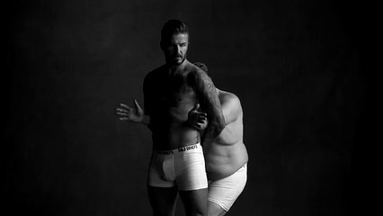David Beckham and James Cordens