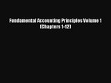 [PDF Download] Fundamental Accounting Principles Volume 1 (Chapters 1-12) [PDF] Full Ebook