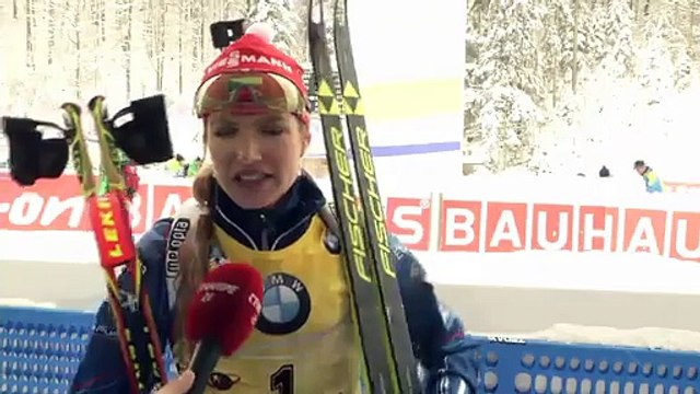 Biathlon CM (F) Ruhpolding Soukalova «Les conditions étaient difficiles»