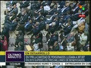 Maduro: La cifra de pensionados superó los tres millones