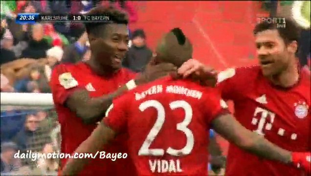 All Goals - Karlsruher 3-0 Bayern Munich 16.01.2016 HD