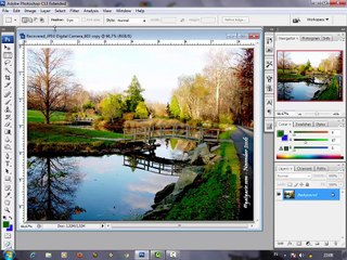 Memperbaiki foto alam dengan Photoshop - How to retouch nature photo with Photoshop