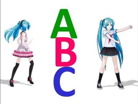 Impara l abc italiano con Miku Hatsune - Alfabeto per bambini - italian Alphabet song ITA - 2016
