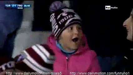 Andrea Belotti Goal Torino 2 - 1 Frosinone Serie A 16-1-2016