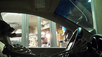 Drive Thru Skeleton Driver Prank