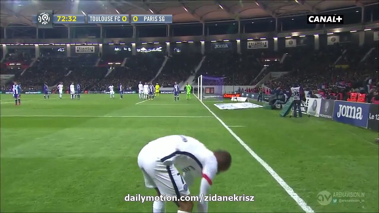 Zlatan Ibrahimovic 0-1 _ Toulouse v. Paris Saint Germain 16.01.2016 HD