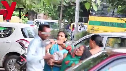 REAL FOOTAGE  Indian Woman fights back on being Harassed!!!