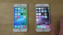 iPhone 6 iOS 9 Beta vs. iPhone 6 iOS 8.4 Beta 4 - Benchmark Speed Test! (4K)