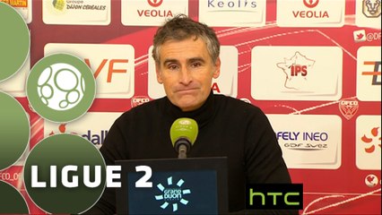 Conférence de presse Dijon FCO - FBBP 01 (3-0) : Olivier DALL'OGLIO (DFCO) - Hervé DELLA MAGGIORE (BBP) - 2015/2016