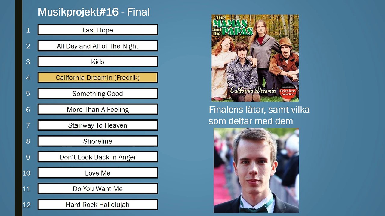 Musikprojekt#16 - Final