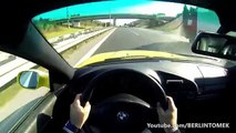 BMW M3 E36 Onboard POV Acceleration Drive on Highway