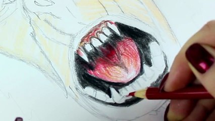 GOOSEBUMPS Learn How To Draw ABOMINABLE SNOWMAN MONSTER. Speed Drawing