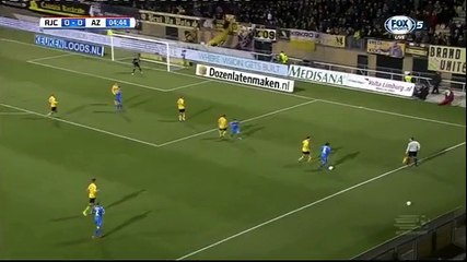 Vincent Janssen Goal -  Roda Kerkrade 0-1 AZ Alkmaar 16.01.2016
