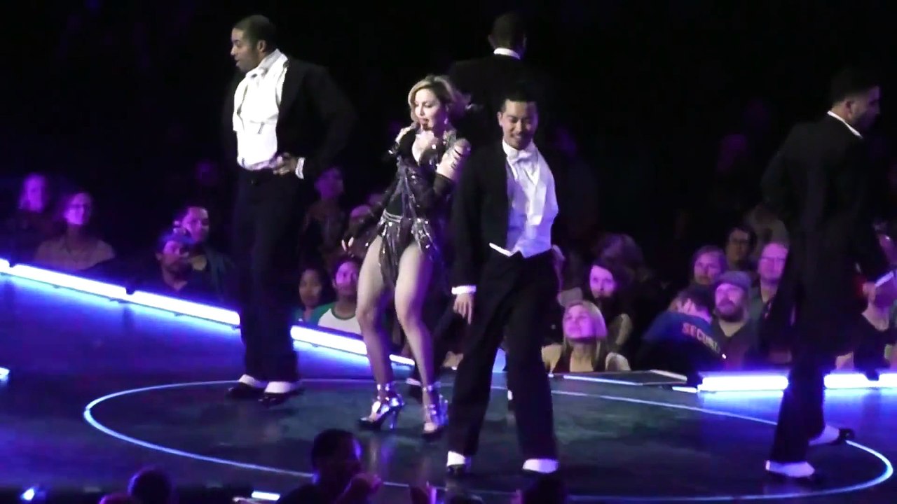 MADONNA _Unapologetic Bitch_ (w_ Trever from Vagina, Saskatchewan) -  live in Edmonton Oct. 2015