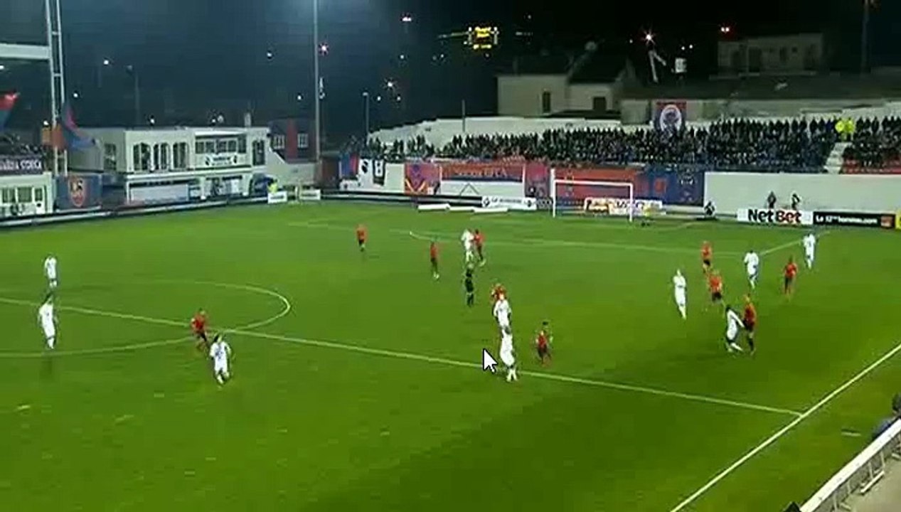 Khalid Boutaib Goal - GFC Ajaccio 1 - 0 Reims ...
