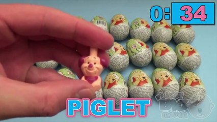 Worlds Fastest Opening of 24 Winnie-the-Pooh Surprise Eggs!