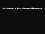 Fundamentals of Human Resource Management [Read] Online