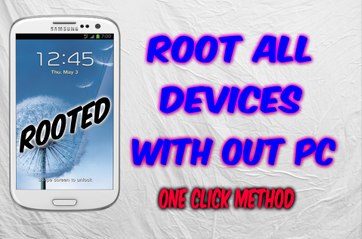 Télécharger la video: How to ROOT Any Android Device in One Click without using PC [HD]