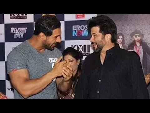 John Abraham & Anil Kapoor Promote Welcome Back @ Viviana Mall