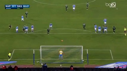 Goal Diego Falcinelli ~ Napoli 0-1 Sassuolo~