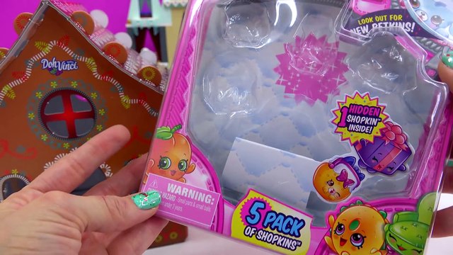 Playdoh DohVinci DIY Shopkins Season 4 Petkins Gingerbread Christmas Holiday Craft House Doh Vinci_4