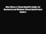 PDF Download After Effects 5: Visual QuickPro Guide: For Macintosh and Windows (Visual QuickProject