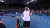 Bernard Tomic through to quarterfinals (2R) | Brisbane International 2016