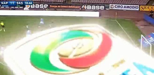 Jose Callejon Goal - Napoli 1 - 1 Sassuolo - 16-01-2016