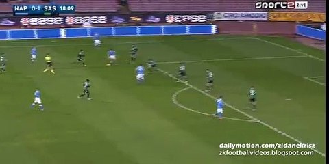 1-1 José Callejón - Napoli v. Sassuolo 16.01.2016 HD
