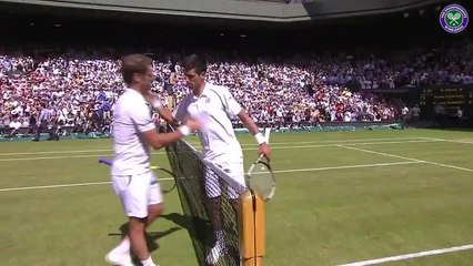Legend Rod Laver leads applause for Djokovic