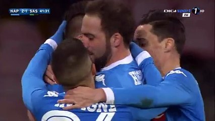 Napoli 2-1 Sassuolo Half Time Result Serie A