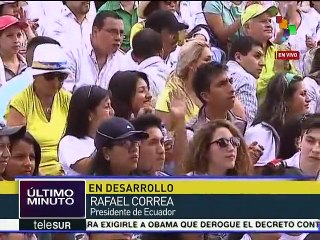 Correa: Pasamos de ser un país de imposibles a uno con grandes logros