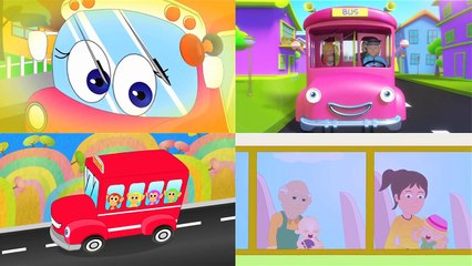 Wheels On The Bus | Kids Songs And Nursery Rhymes For Children And Toddlers
