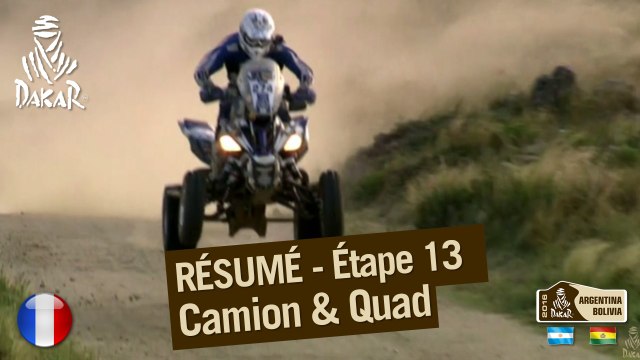 Résumé étape 13 - Camion/Quad - (Villa Carlos Paz / Rosario)