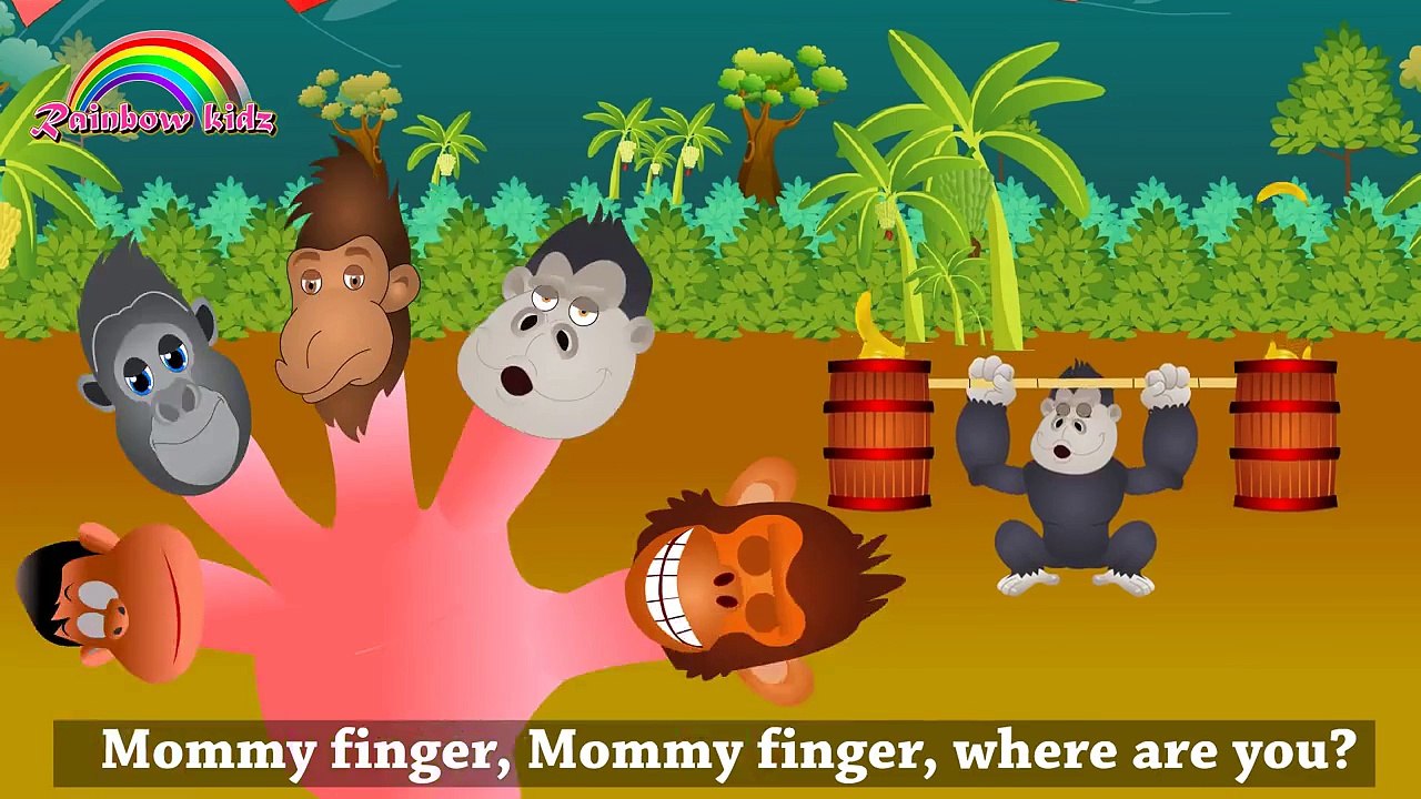 crazy-gorilla-finger-family-nursery-rhymes-for-children-in-3d-my-kiddy