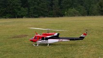 BELL 212 ERA BIG SCALE RC WHISPER ELECTRIC MODEL HELICOPTER / Turbine meeting 2015 *1080p5