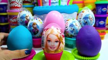 Peppa Pig Kinder Surprise Eggs barbie Play Doh Huevos sorpresa