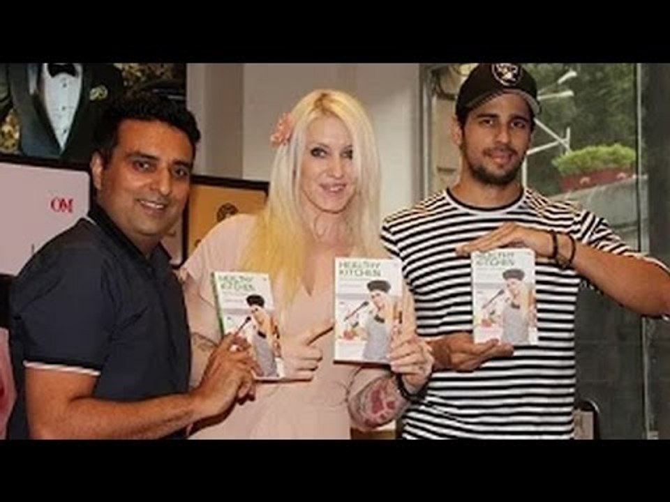 Sidharth Malhotra At The Launch Of Fitness Trainer Marika Johansson's Book 'Healthy Kitchen'