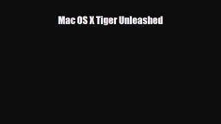 PDF Download Mac OS X Tiger Unleashed Read Full Ebook