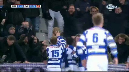 Vincent Vermeij Goal HD - Graafschap 2-0 Excelsior - 16-01-2016