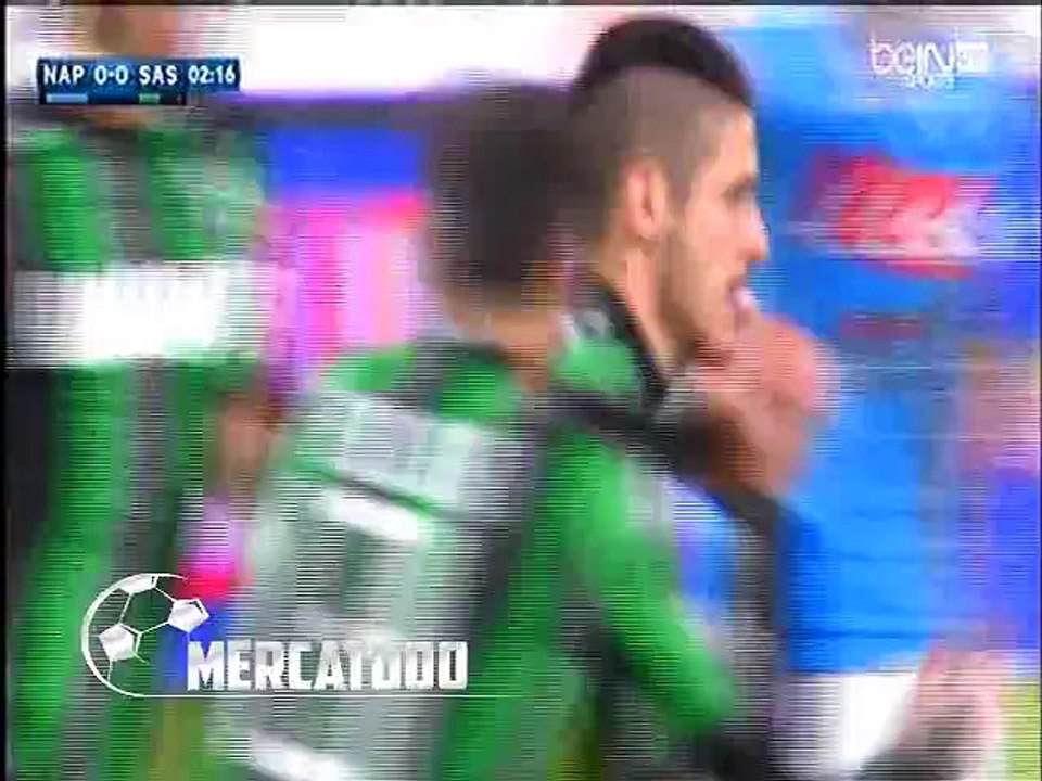 اهداف مباراة (  نابولى 3-1 ساسولو ) الدوري الايطالى
