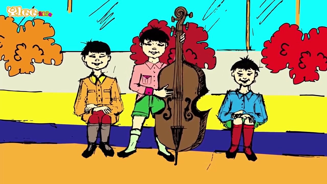 Drei Chinesen mit dem Kontrabass Trije Kitajci s kontrabasom Kinderlied Yleekids
