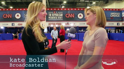 kate Bolduan CNN Anchor at GOP Presidential Debate on TMG