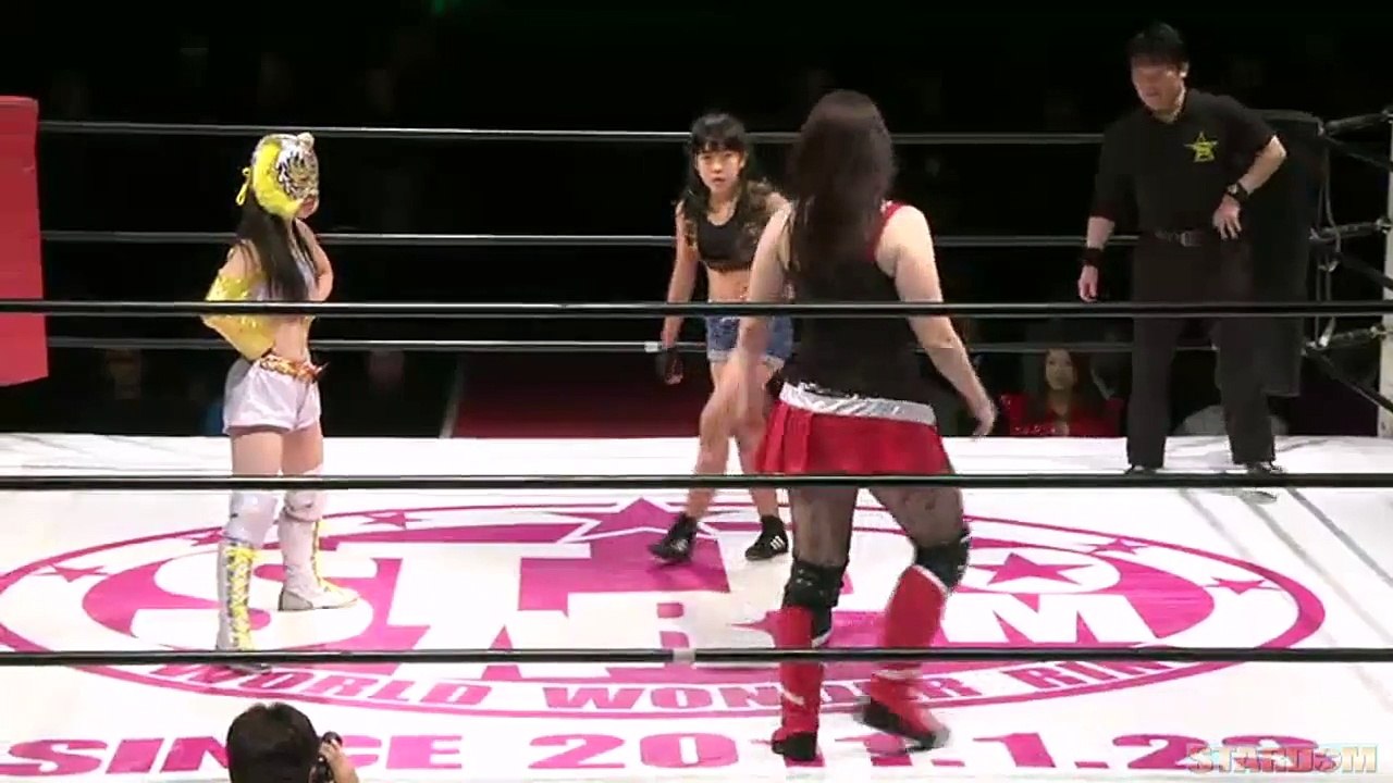 {Stardom} Alex Lee Vs. Azumi Vs. Starlight Kid (1/10/16)