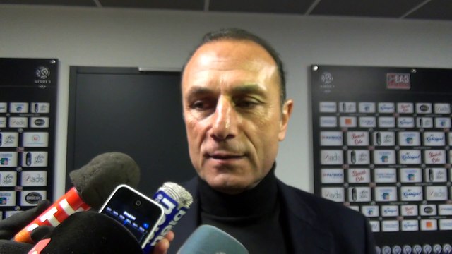 La réaction de M. Der Zakarian après le match EAG-NANTES